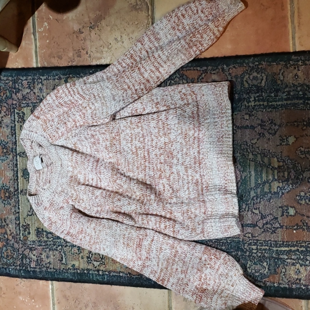 Loft outlet space dyed balloon sleeve sweater